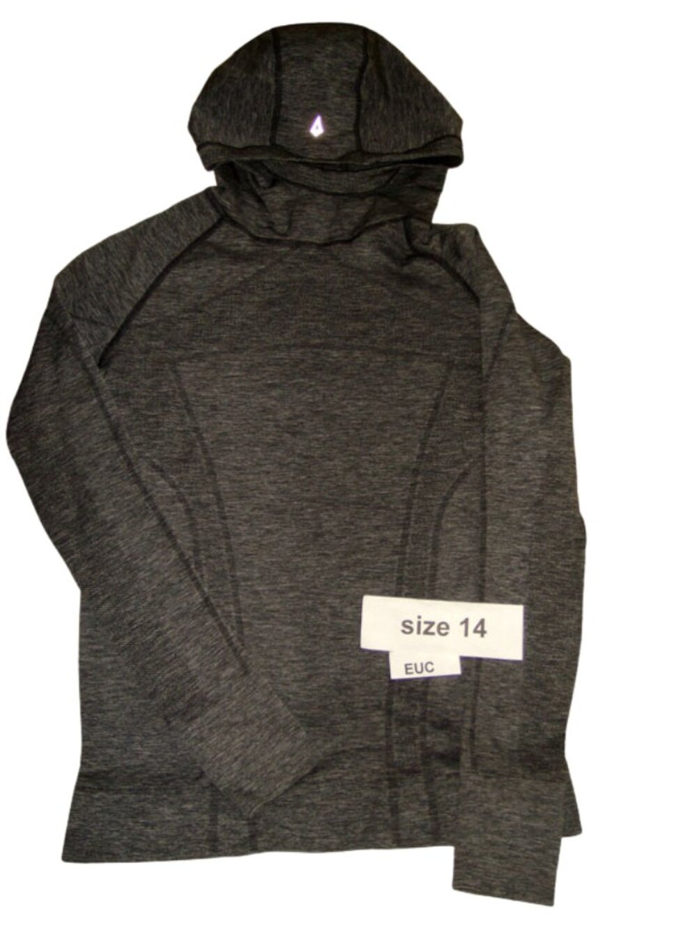 Ivivva Girl by Lululemon 🍋The Fastest Hooded Pullover*Seamless size 14
